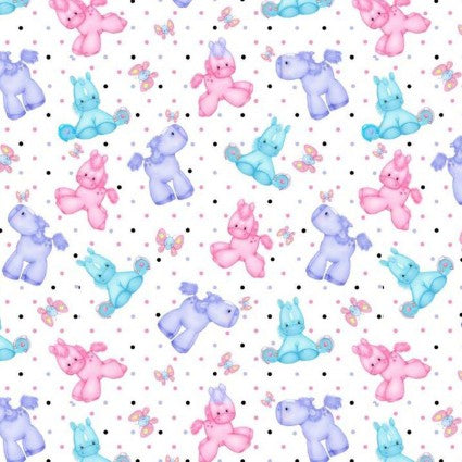 Ponies And Butterflies - AE Nathan Flannel