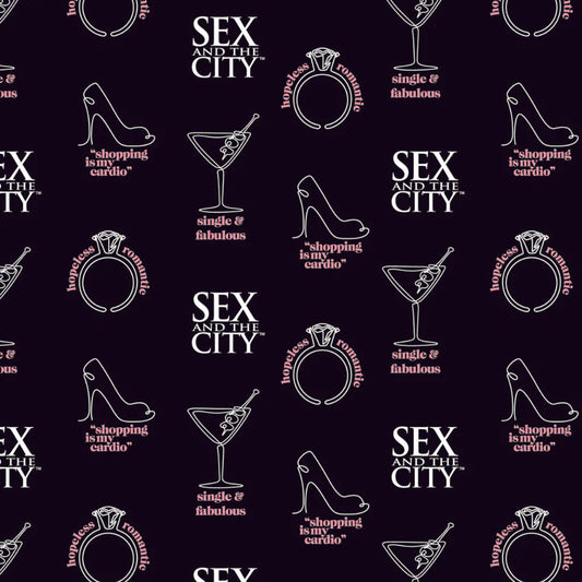 Sex and the City- Quotes Black