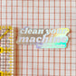 Whipstitch Handmade - Clean Your Machine Sticker