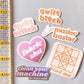 Whipstitch Handmade - Quilting Sewing Vinyl Sticker Pack