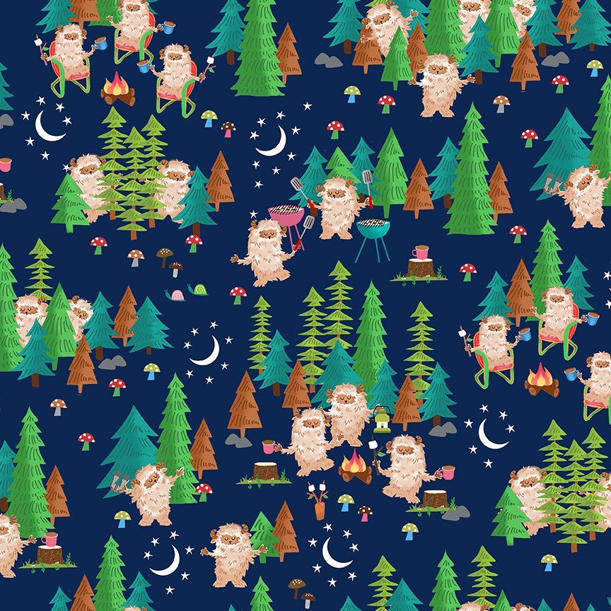 Fabric: Under The Stars - Main Navy – The Fabric Nook