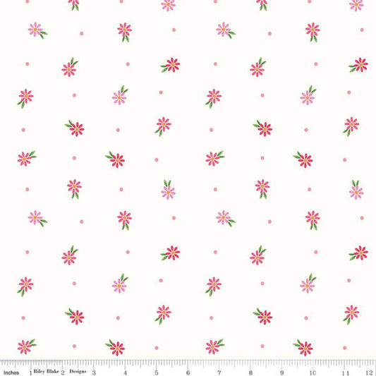 Strength in Pink - Daisies White