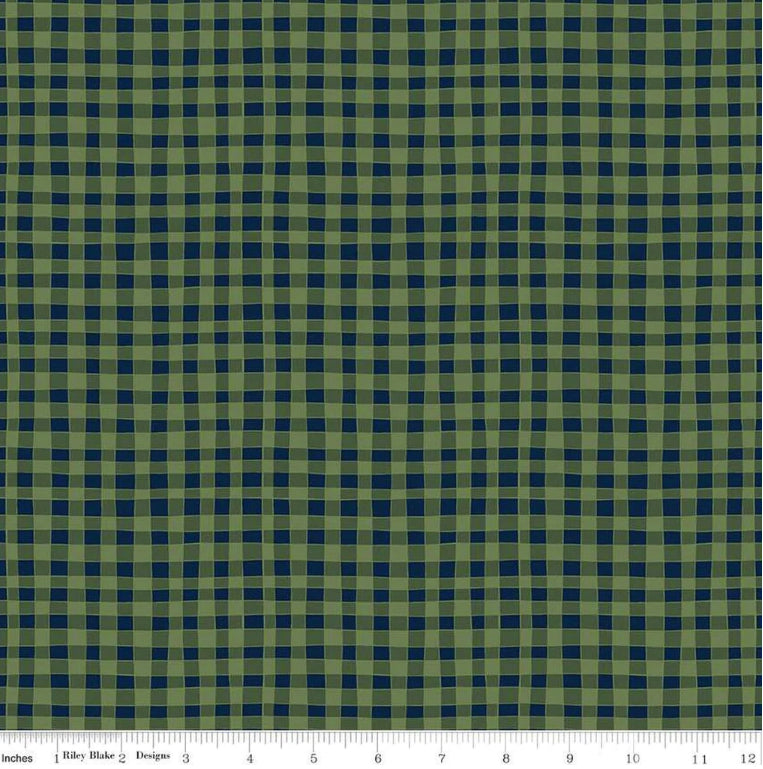 Love You S'more - Gingham Olive